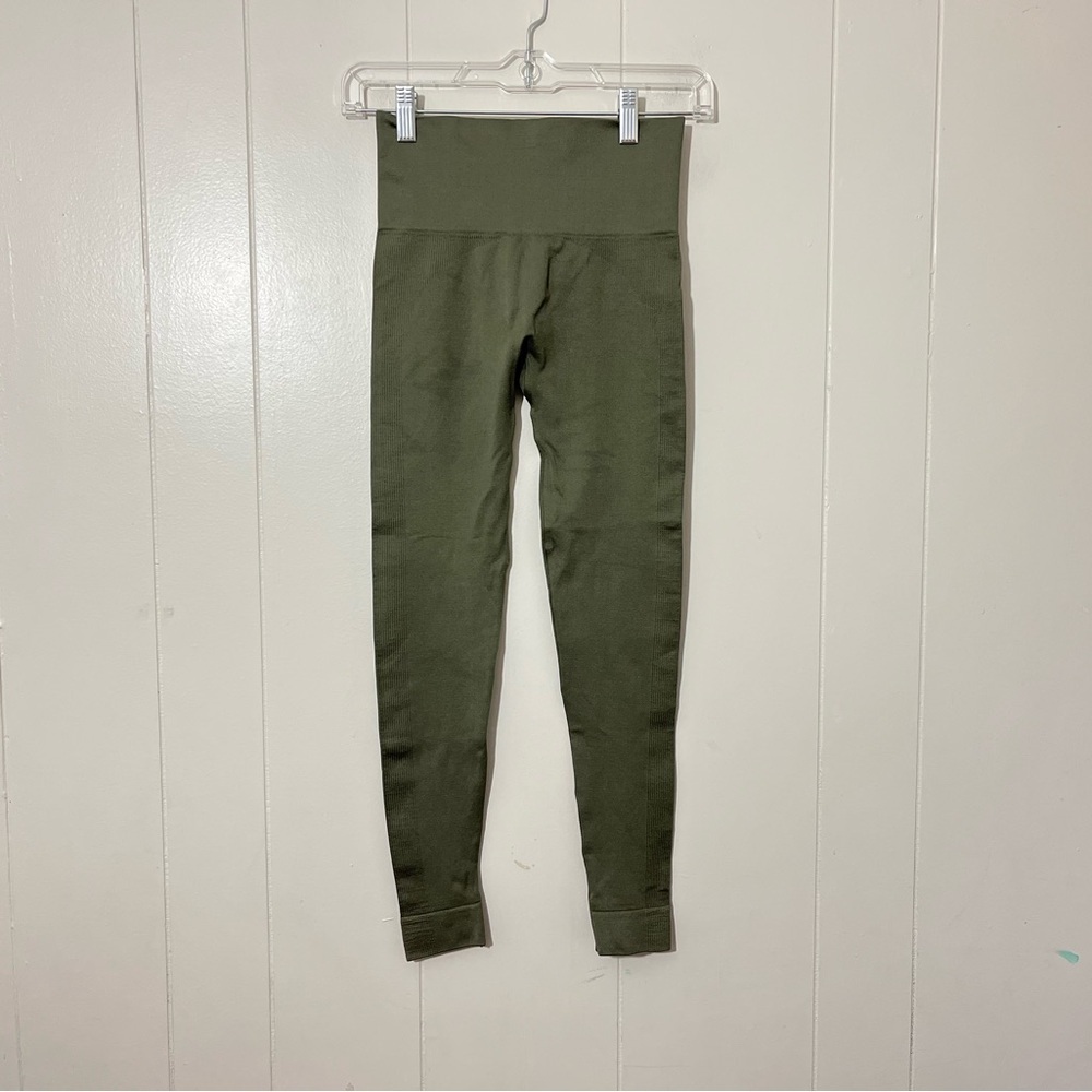 Set Active Leggings Activewear Yoga  Green Size XS